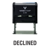 DECLINED Self Inking Rubber Stamp