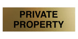 Signs ByLITA Basic Private Property Sign