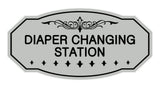 Victorian Diaper Changing Station Sign