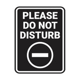 Portrait Round Please Do Not Disturb Wall or Door Sign