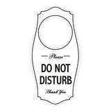 Please DO NOT DISTURB Door Hanger
