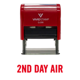 2ND DAY AIR Self Inking Rubber Stamp
