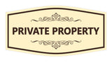 Signs ByLITA Fancy Private Property Sign
