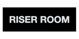 Signs ByLITA Basic Riser Room Sign