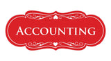 Signs ByLITA Designer Accounting Sign