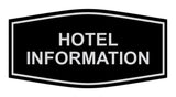 Signs ByLITA Fancy Hotel Information Sign