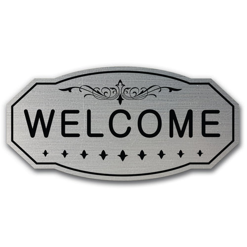 WELCOME Victorian Door / Wall Sign