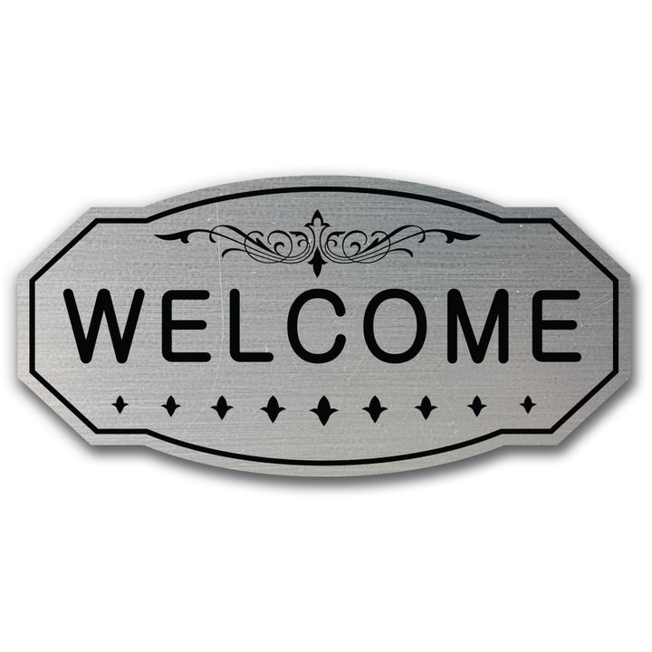 WELCOME Victorian Door / Wall Sign