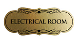 Signs ByLITA Designer Electrical Room Sign