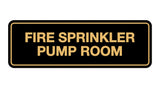 Signs ByLITA Standard Fire Sprinkler Pump Room Sign