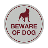 Signs ByLITA Circle Beware Of Dog Sign
