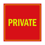 Signs ByLITA Square Private Sign