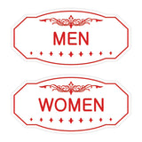 Victorian Men Women Sign Set