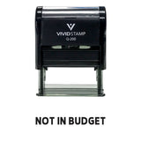Not In Budget Self Inking Rubber Stamp