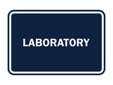 Signs ByLITA Classic Framed Laboratory Sign