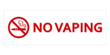 Signs ByLITA Basic No Vaping Sign
