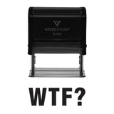 Black WTF? Novelty Stamp