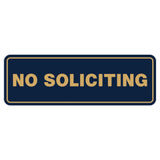 Standard No Soliciting Sign