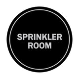 Signs ByLITA Circle Sprinkler Room Sign
