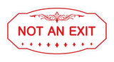 Victorian Not An Exit Sign