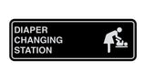 Signs ByLITA Standard Diapers Changing Station Sign