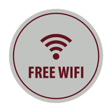 Signs ByLITA Circle Free WiFi Sign