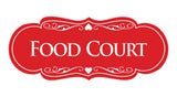 Signs ByLITA Designer Food Court Sign