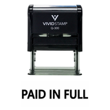 Basic PAID IN FULL Self Inking Rubber Stamp