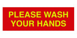 Signs ByLITA Basic Please Wash Your Hands Sign