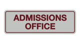 Signs ByLITA Standard Admissions Office Sign