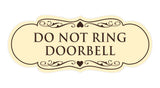 Signs ByLITA Designer Do Not Ring Doorbell Sign