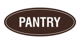 Signs ByLITA Oval Pantry Sign