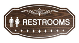 Victorian Unisex Restroom Sign