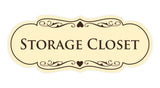 Signs ByLITA Designer Storage Closet Sign