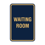 Portrait Round Waiting Room Sign