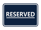 General Reserved Sign