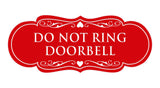 Signs ByLITA Designer Do Not Ring Doorbell Sign