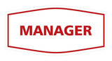 Fancy Manager Sign