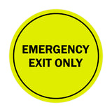 Signs ByLITA Circle Emergency Exit Only Sign