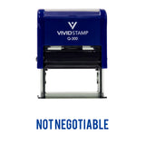 Not Negotiable Self Inking Rubber Stamp