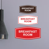 Signs ByLITA Fancy Breakfast Room Sign