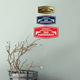 Fancy Property Protected By 2nd Amendment Wall or Door Sign