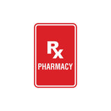 Portrait Round Rx Pharmacy Sign
