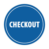 Signs ByLITA Circle Checkout Sign