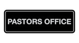 Signs ByLITA Standard Pastors Office Sign