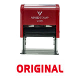 Original Self Inking Rubber Stamp
