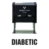 Diabetic Self Inking Rubber Stamp