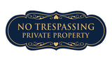 Signs ByLITA Designer No Trespassing Private Property Sign
