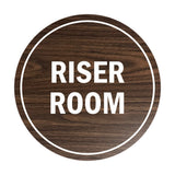 Signs ByLITA Circle Riser Room Sign