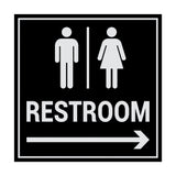 Signs ByLITA Square Restroom Sign